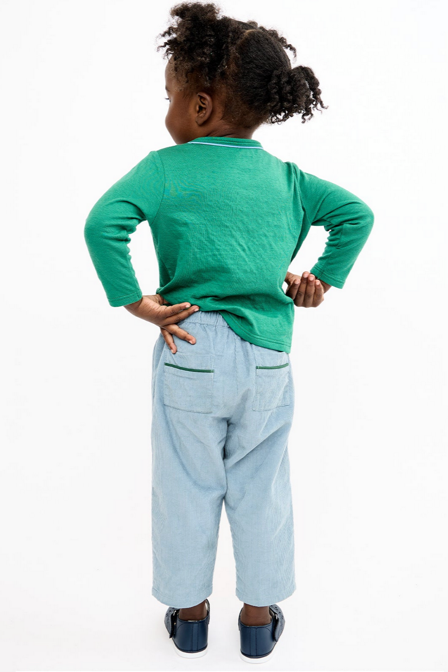 BOWIE BABY CORDUROY PANT - RAIN