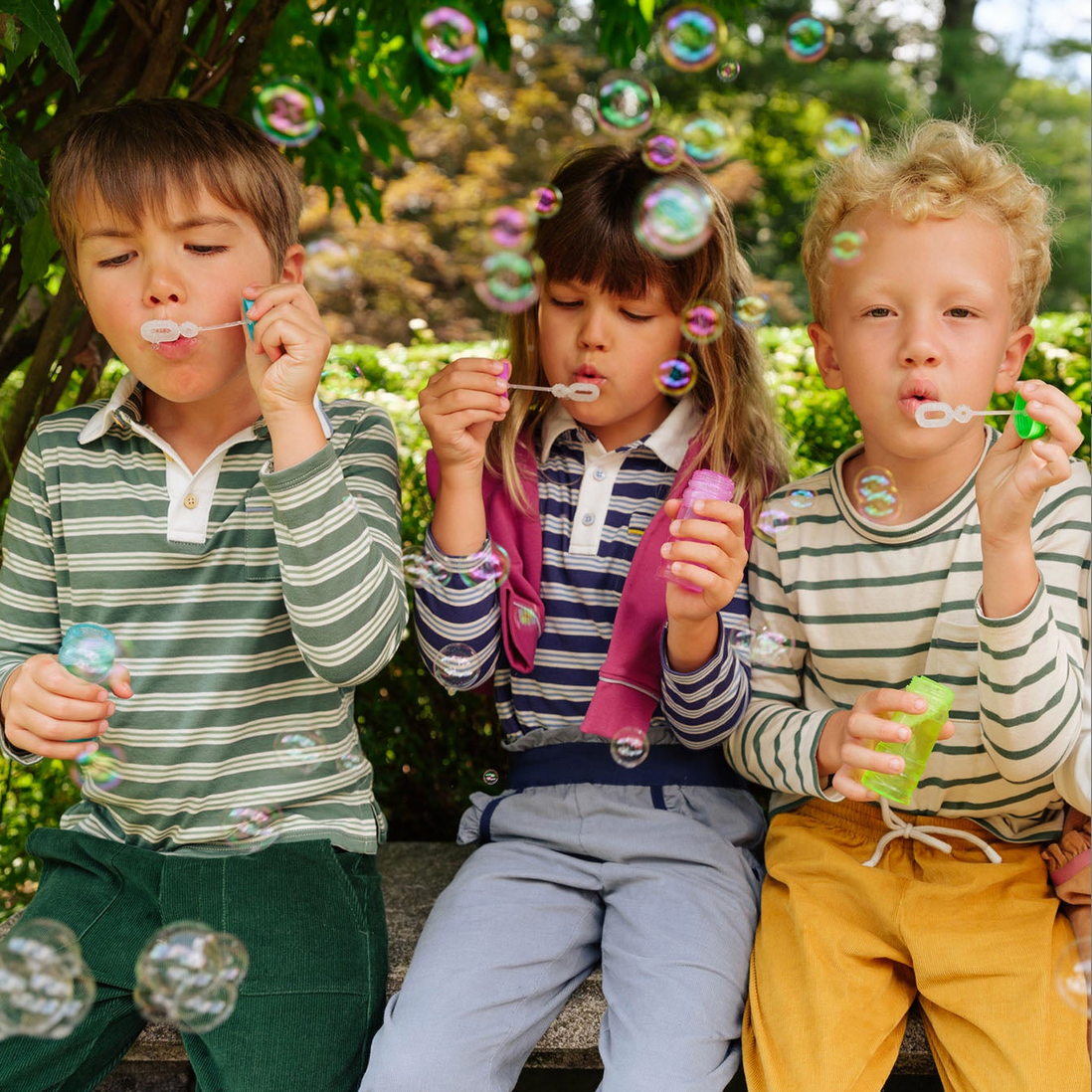 EDWARD T-SHIRT - PINE STRIPES