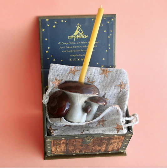 MAHOGANY MUSHROOM CAKE TOPPER