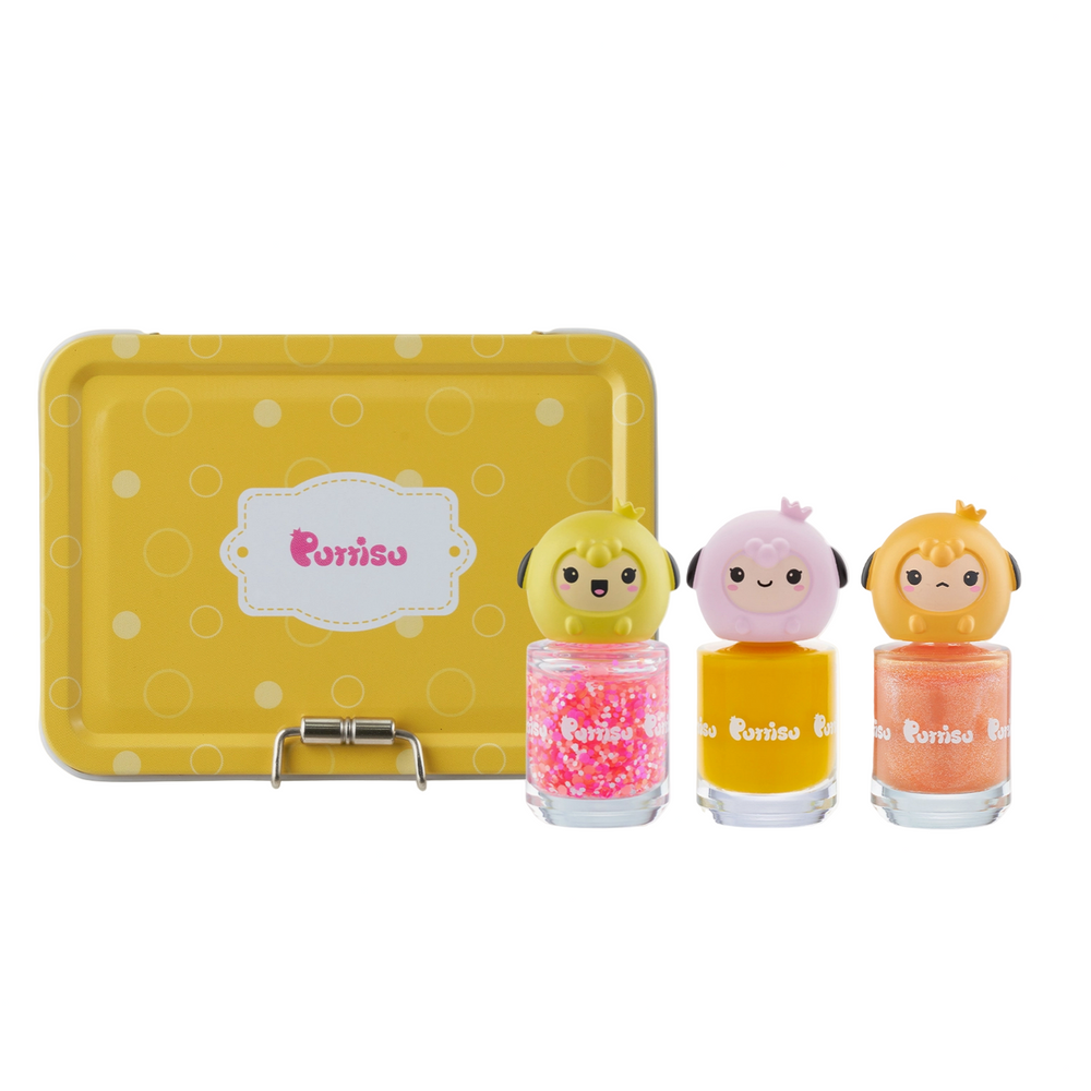 PUTTISU PEEL-OFF NAIL POLISH SET - CUSTARD PIE