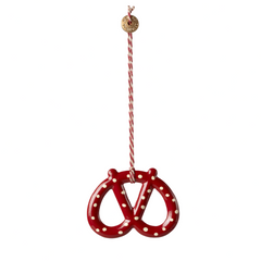 MAILEG PRETZEL DOT ORNAMENT