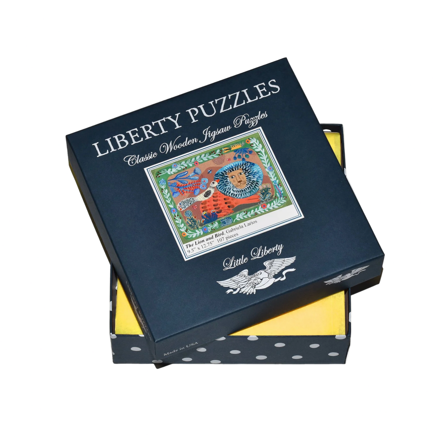 THE LION AND THE BIRD WOOD PUZZLE