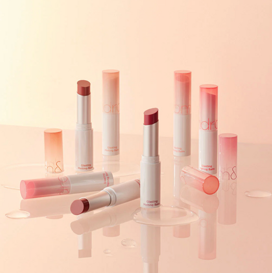 Rom &nd Glasting melting lip balm shades
