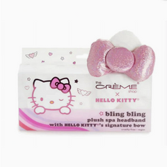 THE CREME X HELLO KITTY BLING BLING BOW PLUSH SPA HEADBAND