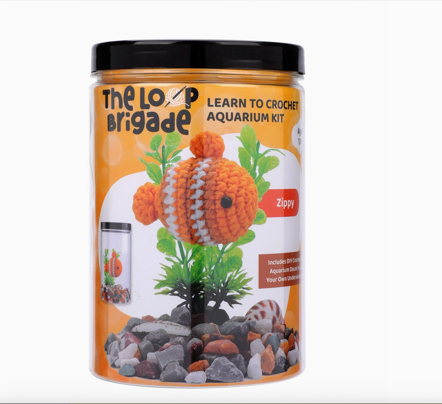 THE LOOP BRIGADE: DIY CROCHET PLUSH KIT - AQUARIUM