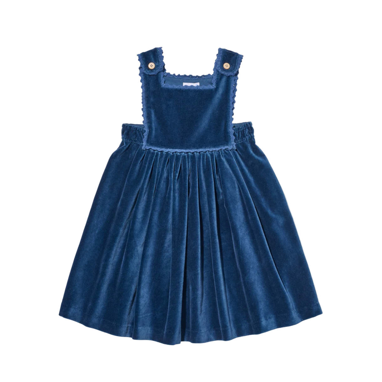 DOROTHY VELVET DRESS - PETROL