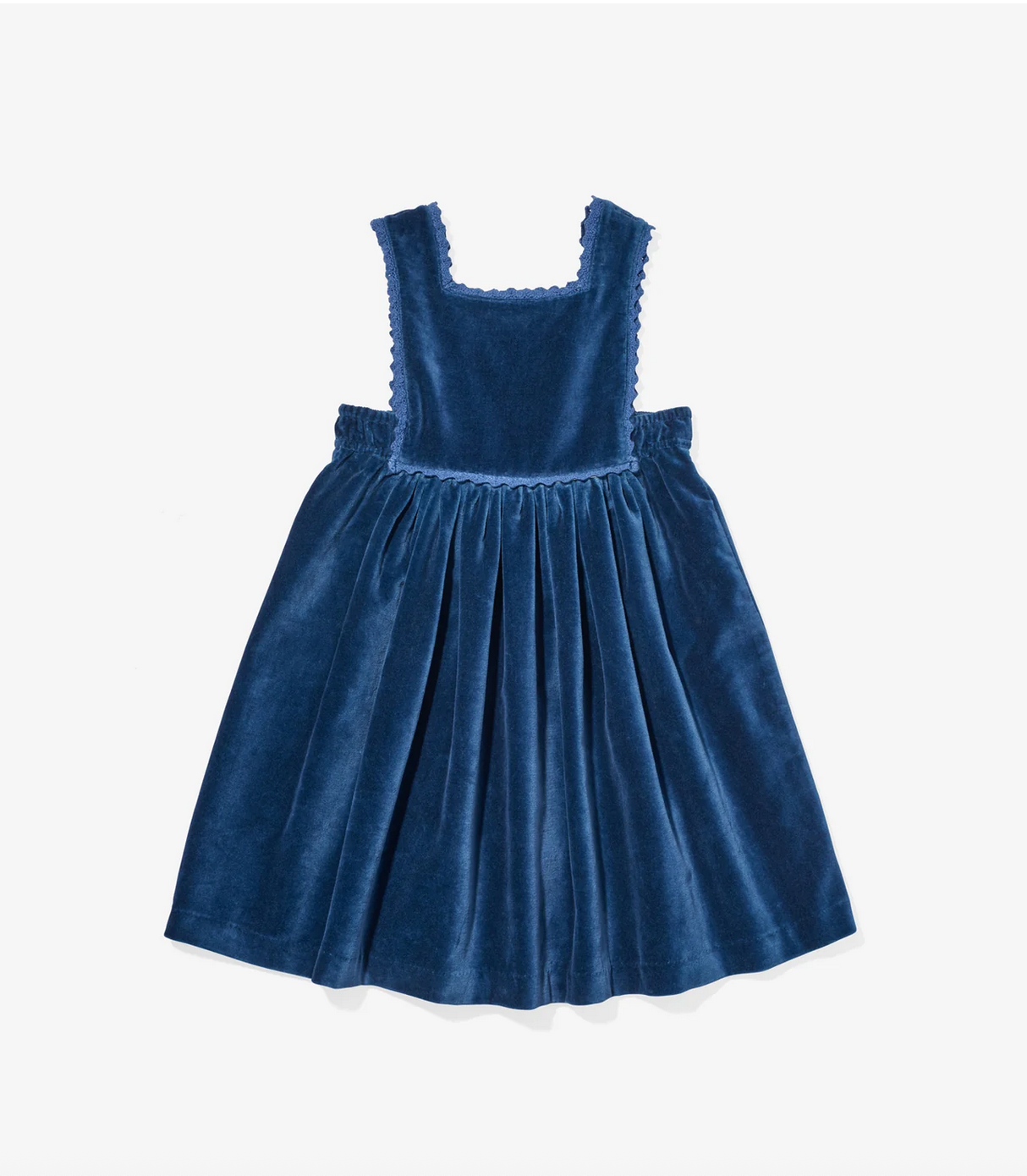 DOROTHY VELVET DRESS - PETROL