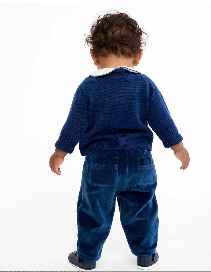 BOWIE VELVET PANT - PETROL