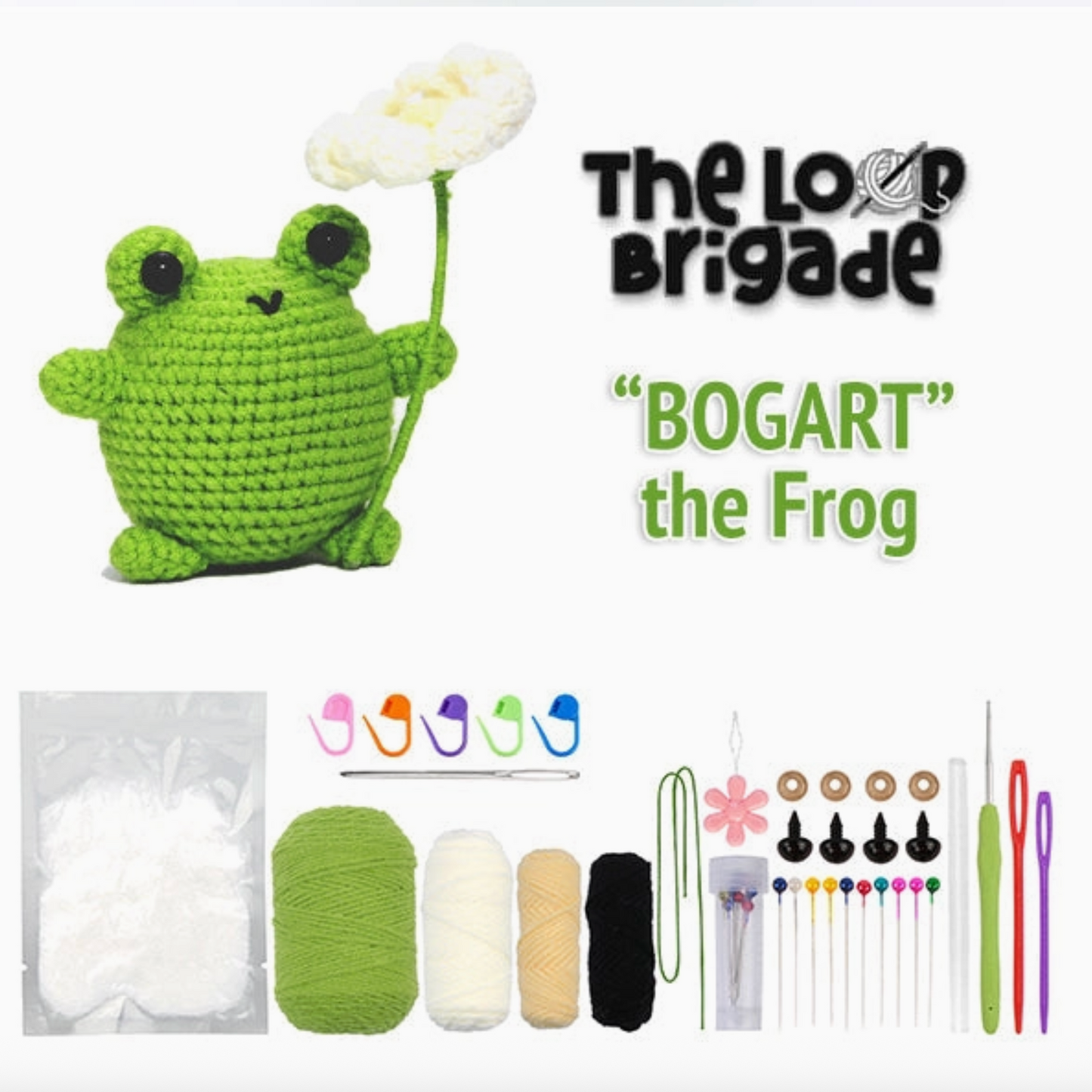 DIY CROCHET PLUSH KIT - FROG