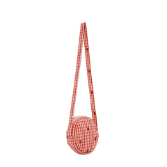 STRAWBERRY GINGHAM PURSE