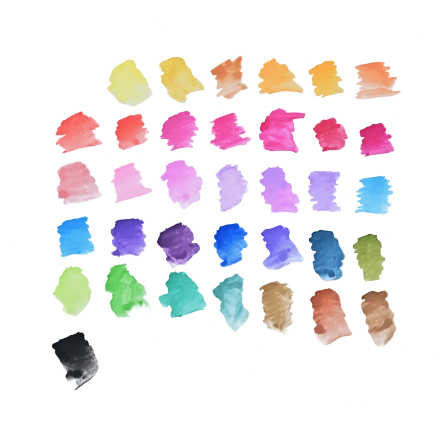 36 WATERCOLOR PAINT PALLETE