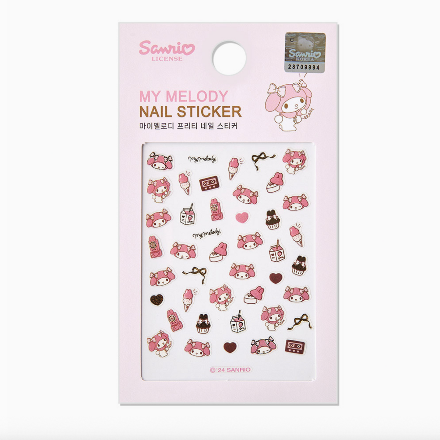 HELLO KITTY NAIL STICKERS
