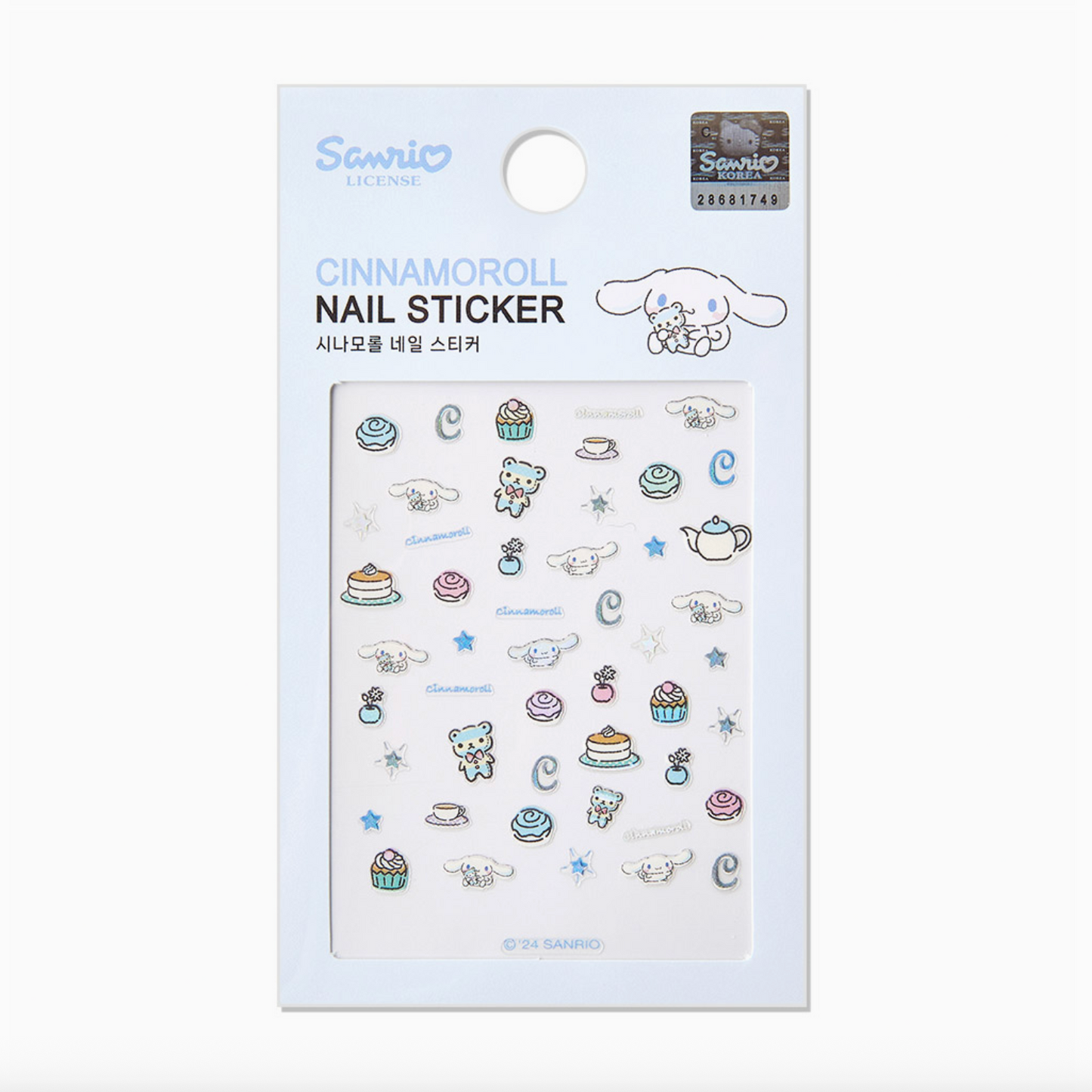 HELLO KITTY NAIL STICKERS