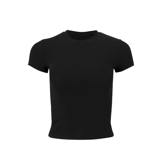 SOFTIE COTTON TEE - BLACK