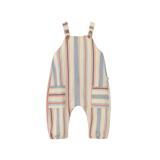 RANGER STRIPES BABY OVERALLS