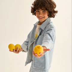 RIDGE STRIPED DENIM JACKET