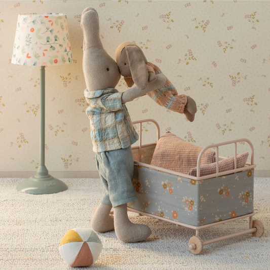 MAILEG MICRO BUNNY - DUSTY ROSE SUIT