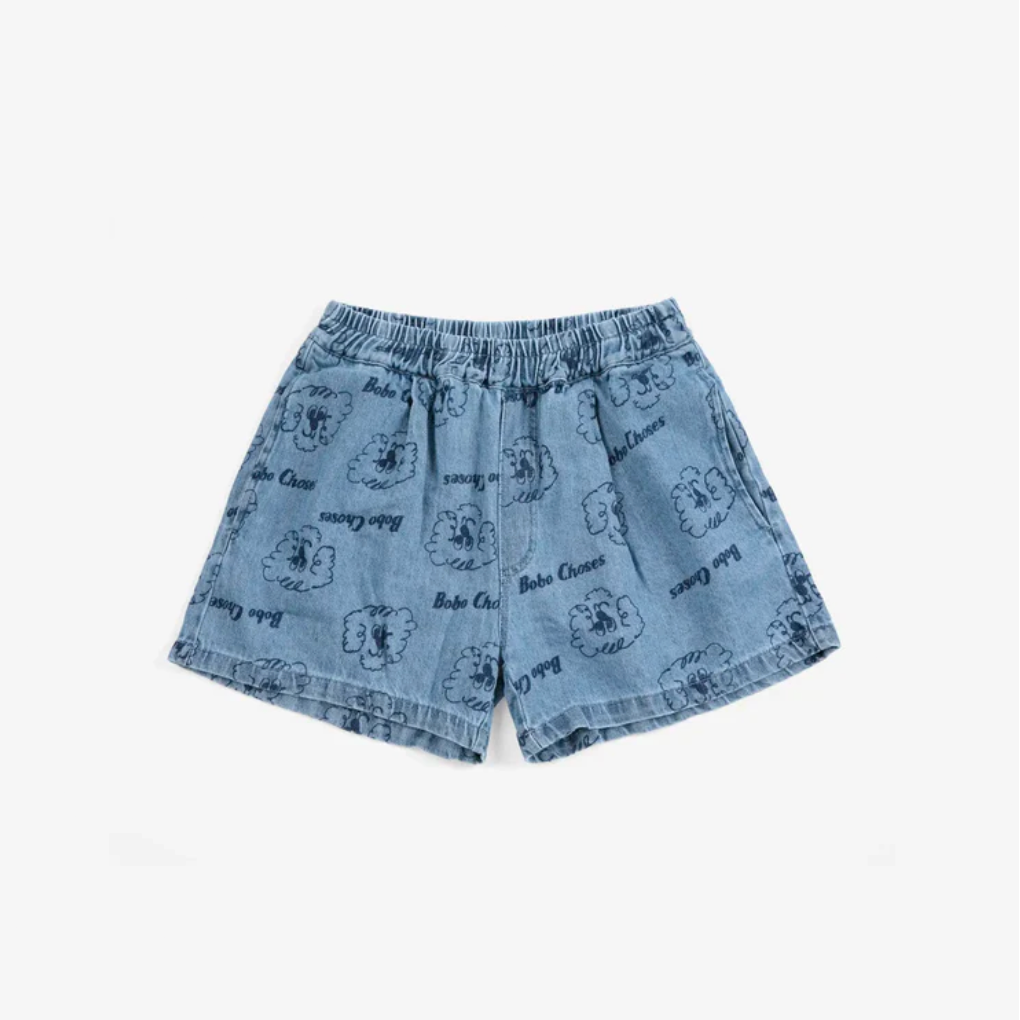 PICKLES THE DOG DENIM SHORTS