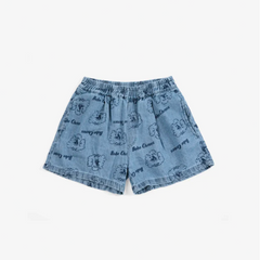 PICKLES THE DOG DENIM SHORTS