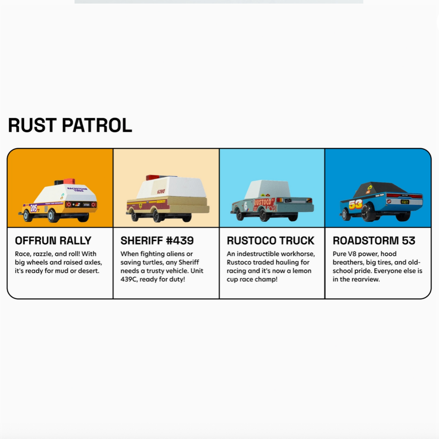 CANDYLAB RUST PATROL TOONS™ 4-PACK