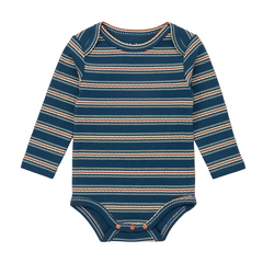 BABY LAP ONESIE - MARINE BLUE SGRAFFITO