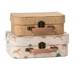 MAILEG UNICORN AND BERRIES FABRIC SUITCASE - 2 PCS SET