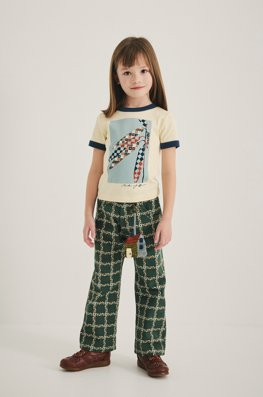 HARVEST RINGER TEE - SHORTBREAD