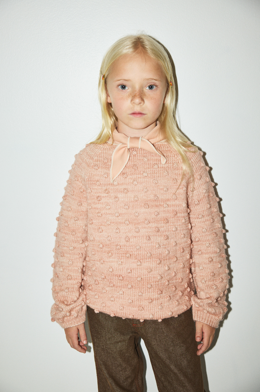 ORIGINAL POPCORN SWEATER - FADED ROSE