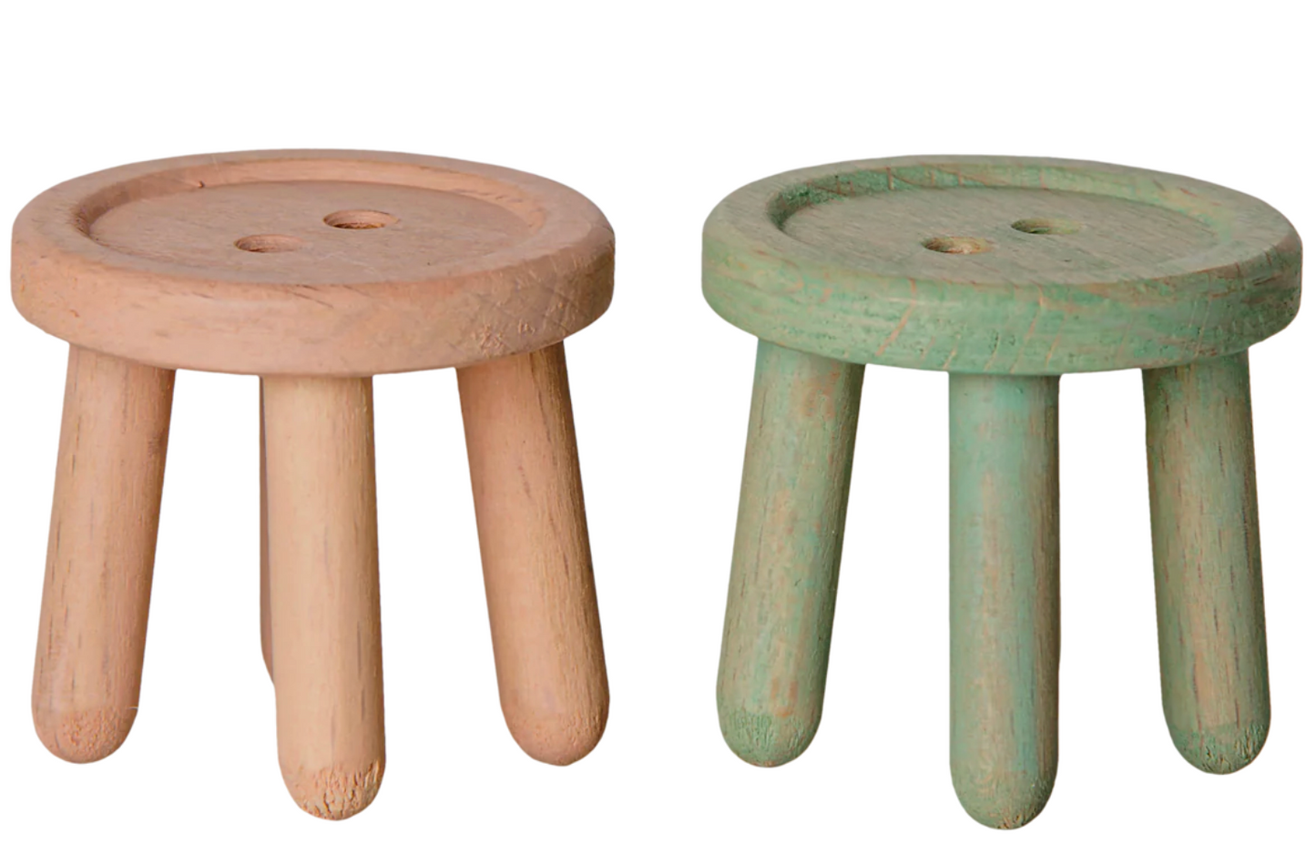 STOOL SET, MOUSE - ROSE/MINT
