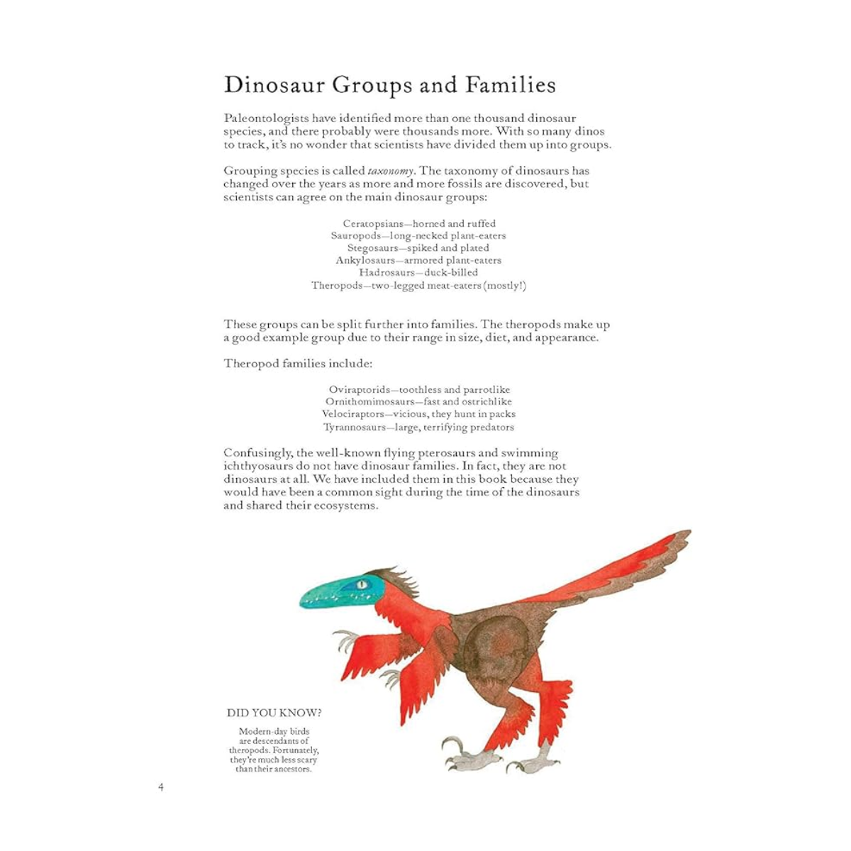 THE COLORFUL WORLD OF DINOSAURS