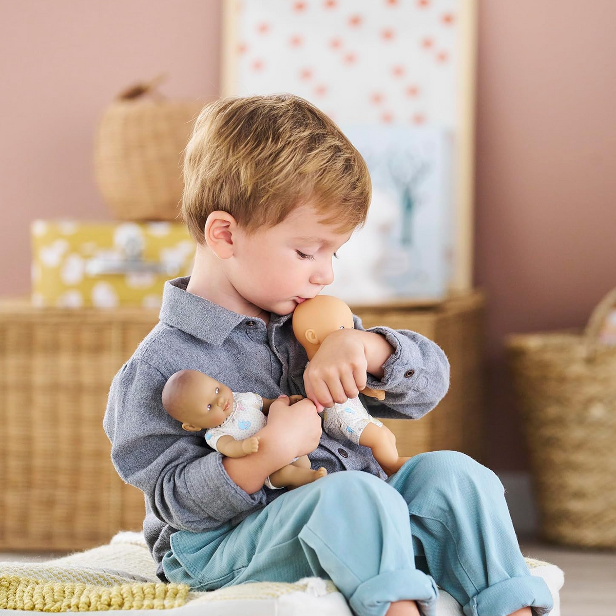 COROLLE - MINI CALIN BUNNIES BLUE EYES