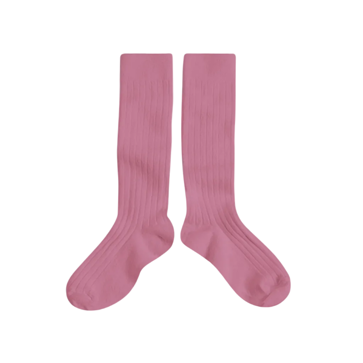 LA HAUTE RIBBED KNEE HIGH SOCKS