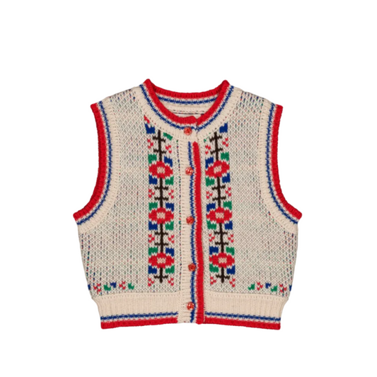 POLY ECRU VEST