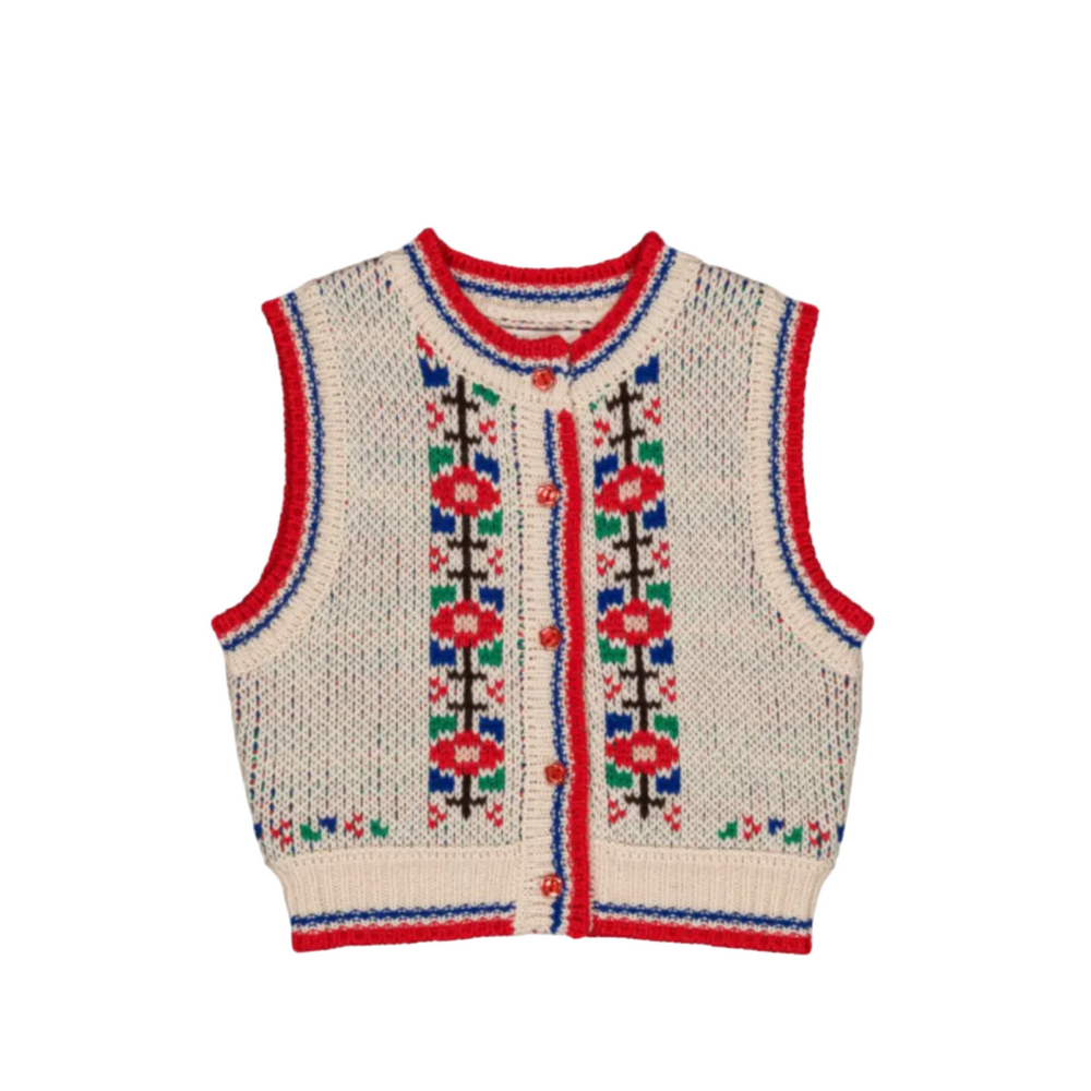 POLY ECRU VEST