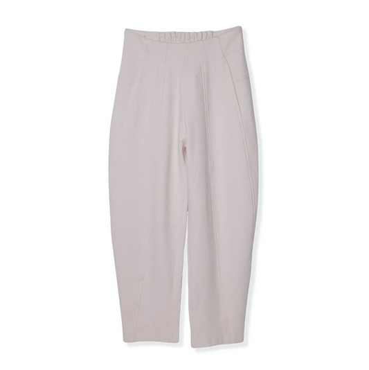 ALDOUS BARREL LEG JOGGER PANT - CREAM