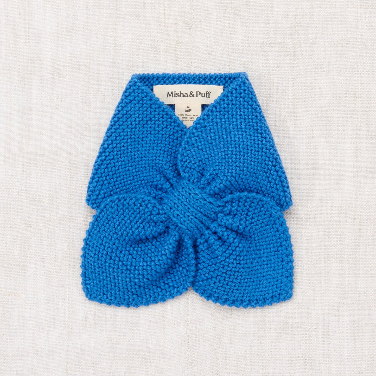 Misha and Puff Sledding Scarf blue