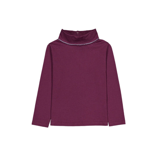 TWIGGY TURTLENECK - AMARANTH