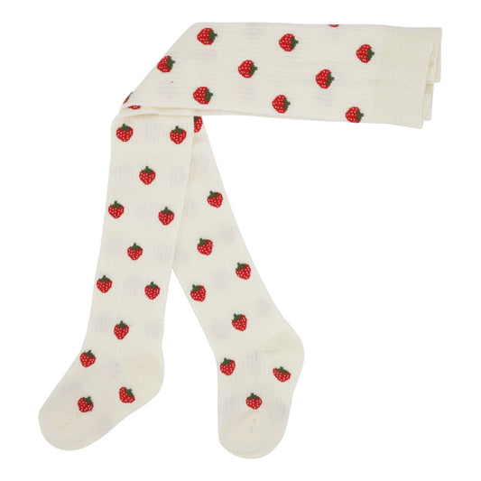 VERA TIGHTS - POINTELLE BERRY