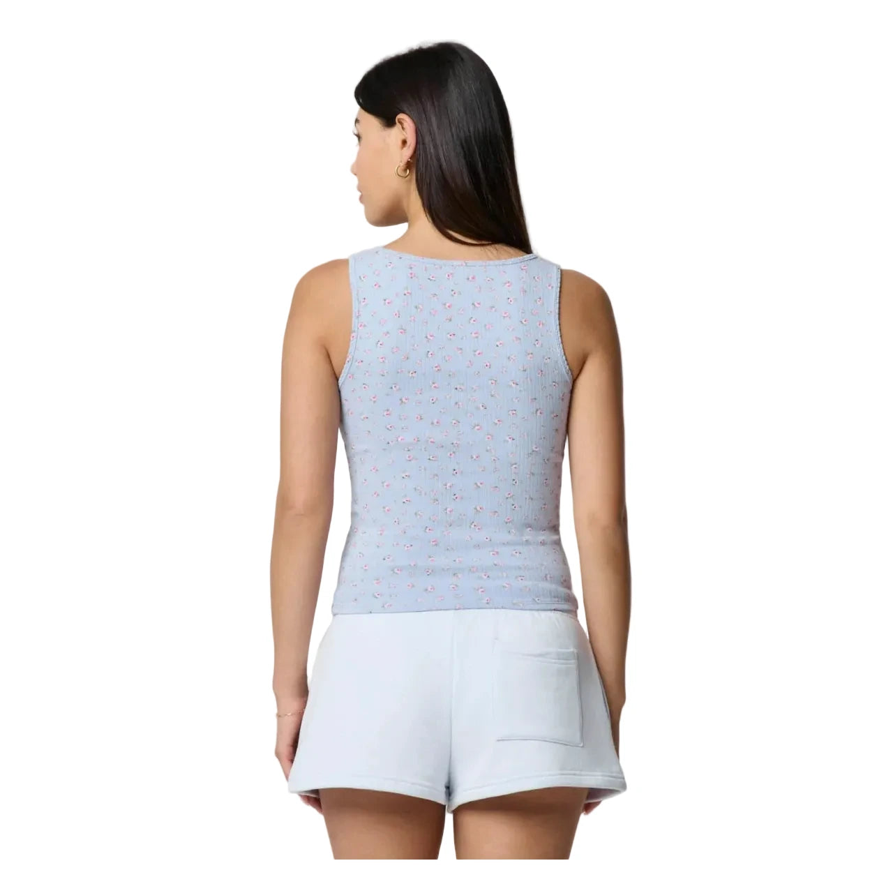 PRINTED TANK - PETIT JARDIN BLU