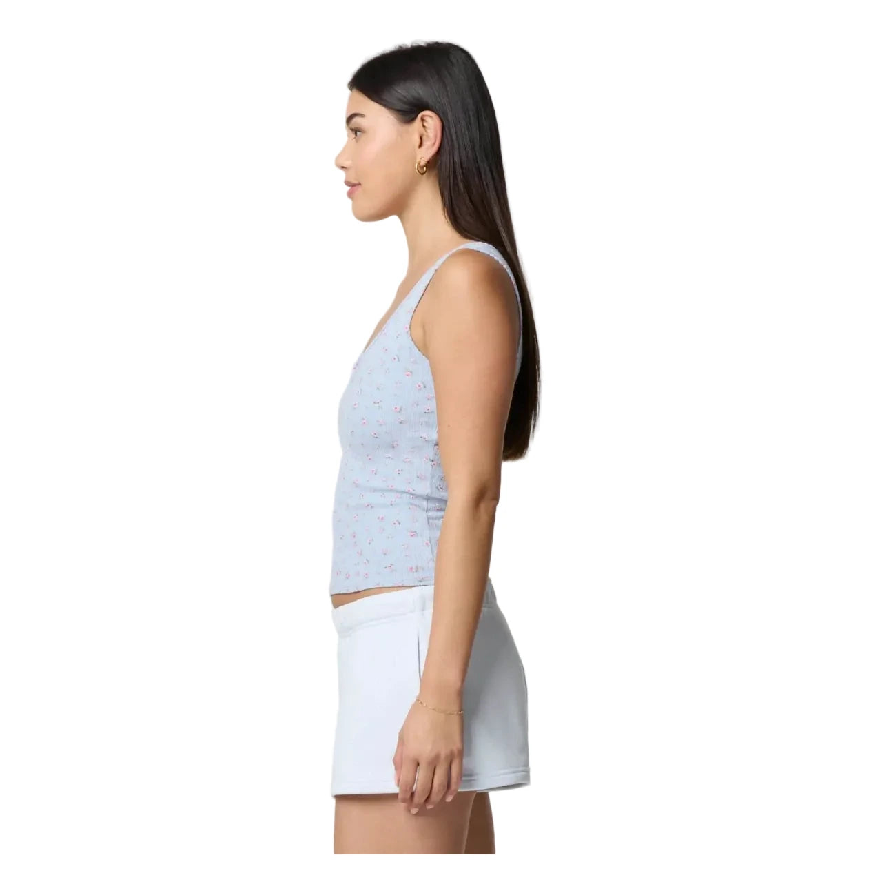 PRINTED TANK - PETIT JARDIN BLU