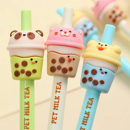 BOBA ANIMALS RETRACTABLE GEL PEN