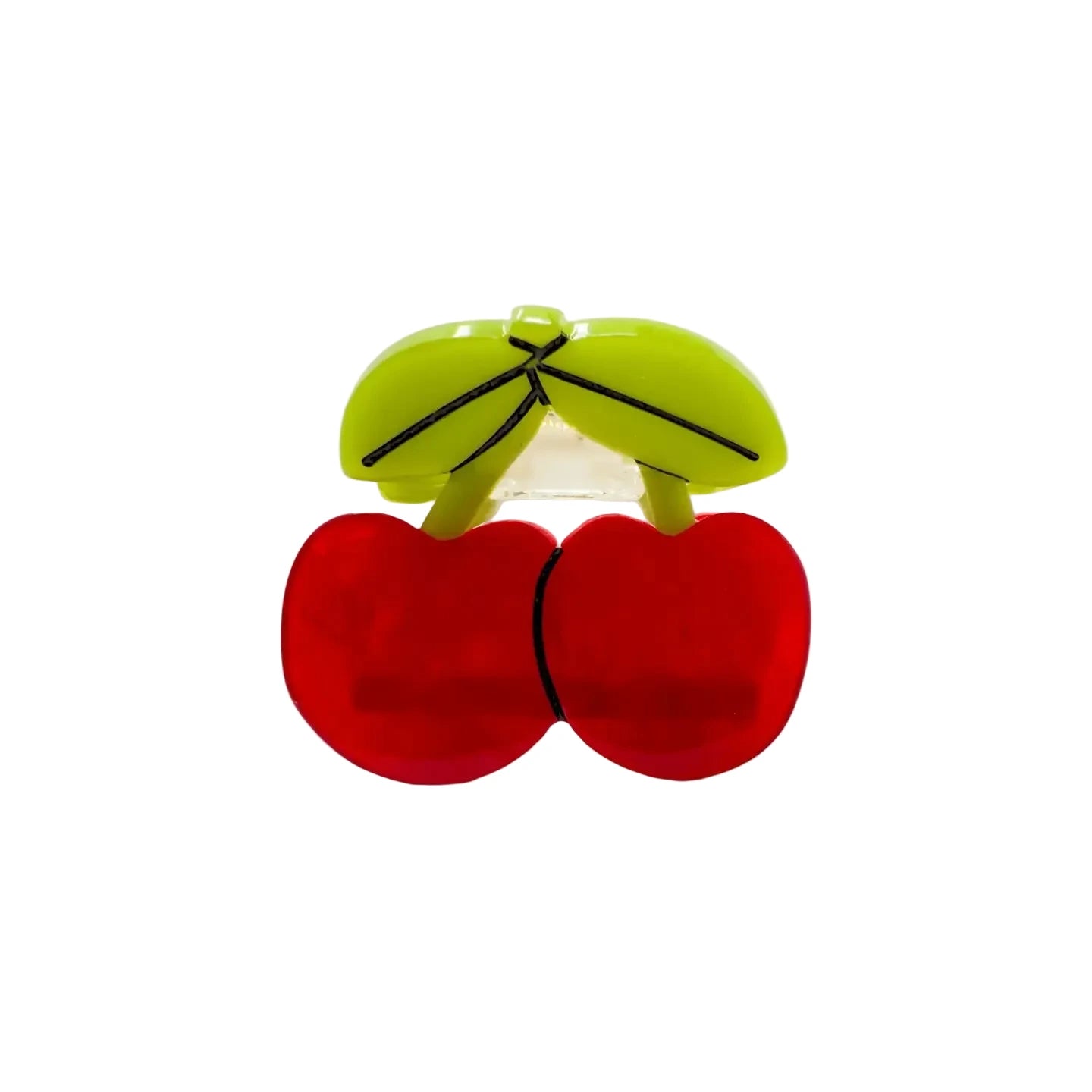 MINI MARASCHINO CHERRY HAIR JAW CLIP