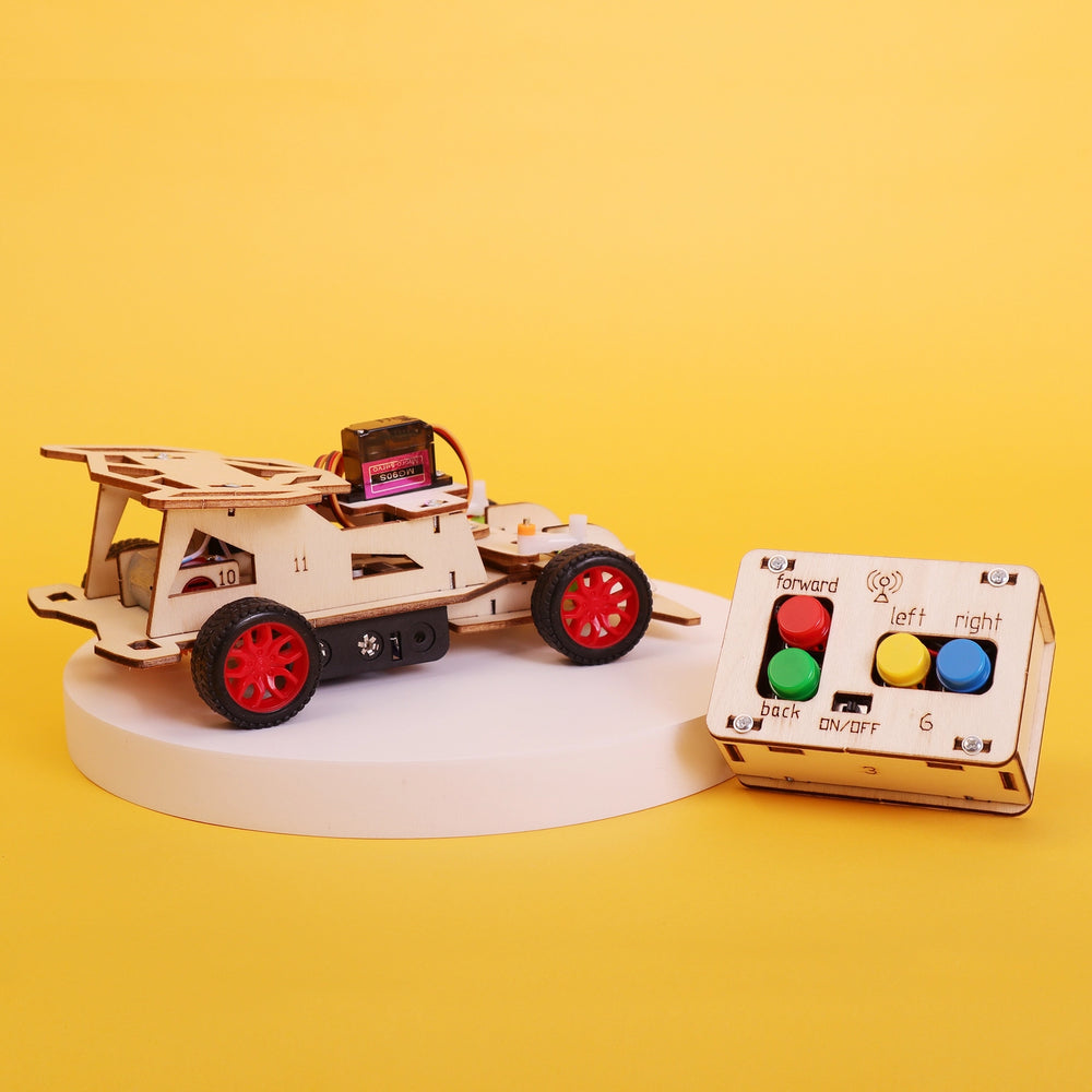STEERING REMOTE CONTROL CAR DIY KIT