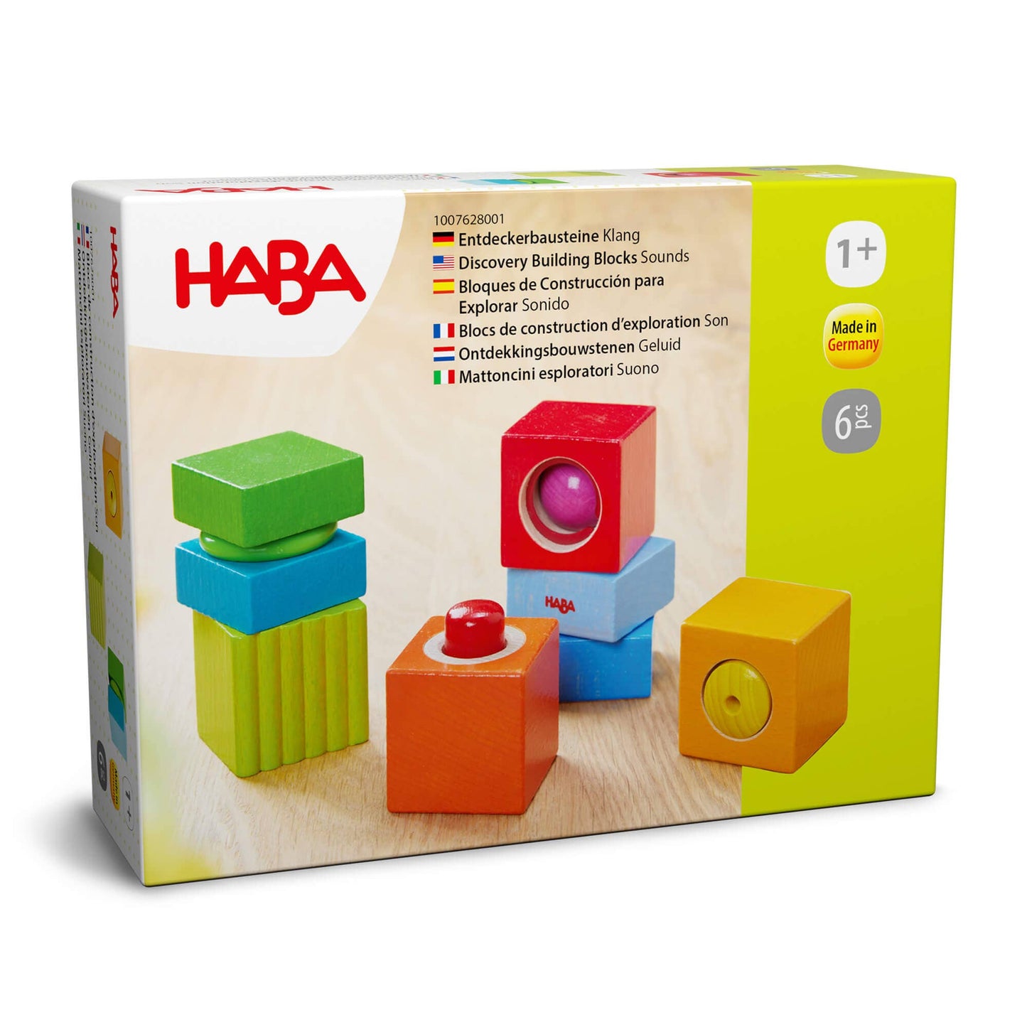 FUN WITH SOUND WOODEN DISCOVERY BLOCKS