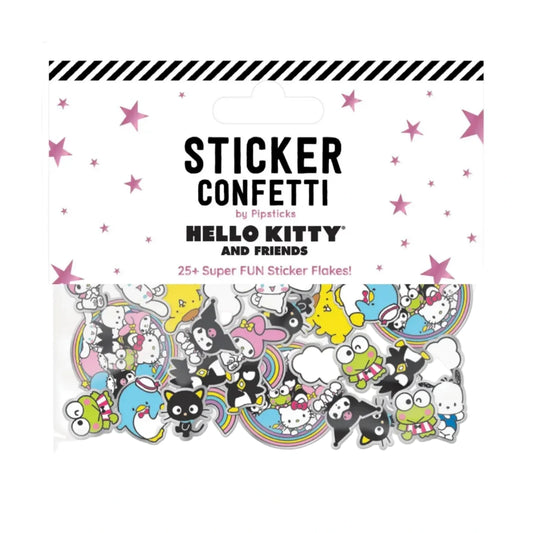 HELLO KITTY & FRIENDS, TOGETHER FOREVER CONFETTI STICKERS