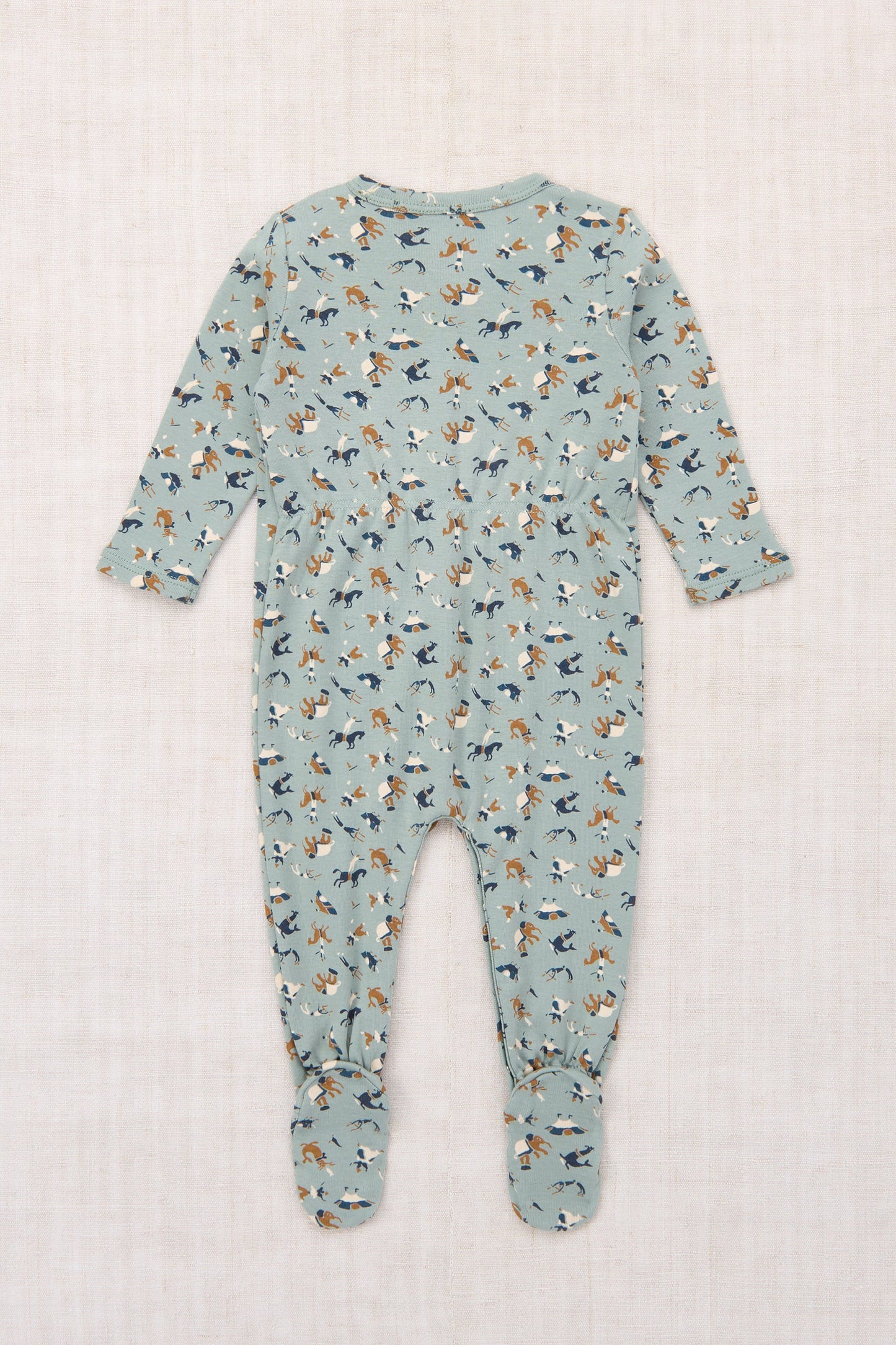 BABY FOOTED ONE-PIECE ONESIE - ONSEN CIRCUS