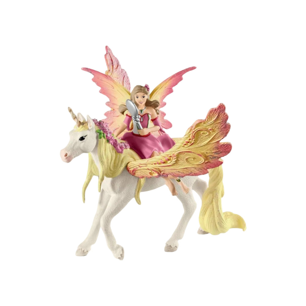 FAIRY FEYA WITH PEGASUS UNICORN