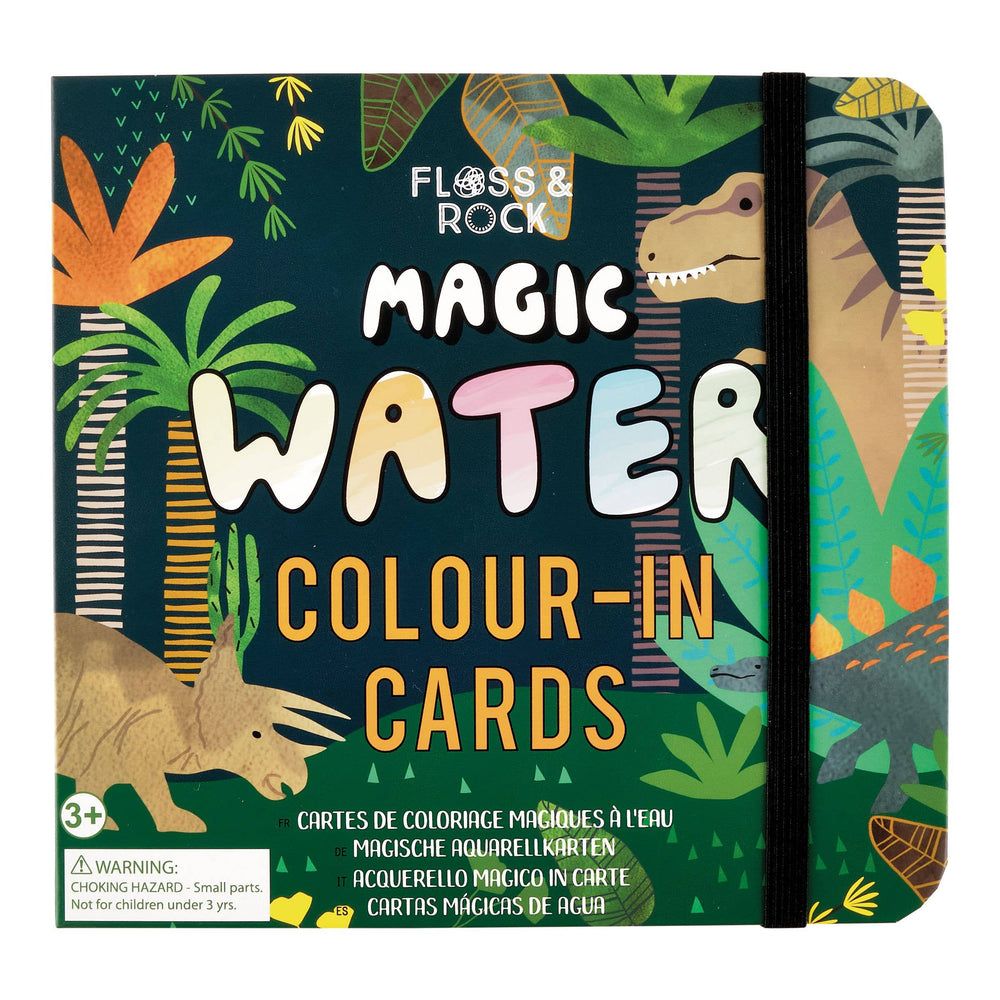 DINOSAUR MAGIC WATER COLORING CARDS