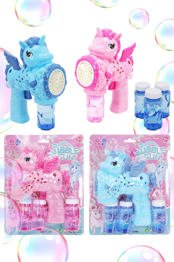 UNICORN LED LIGHT-UP BUBBLE GUN