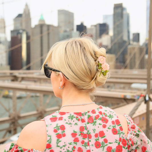 WILD ROSES HAIR JAW CLIP